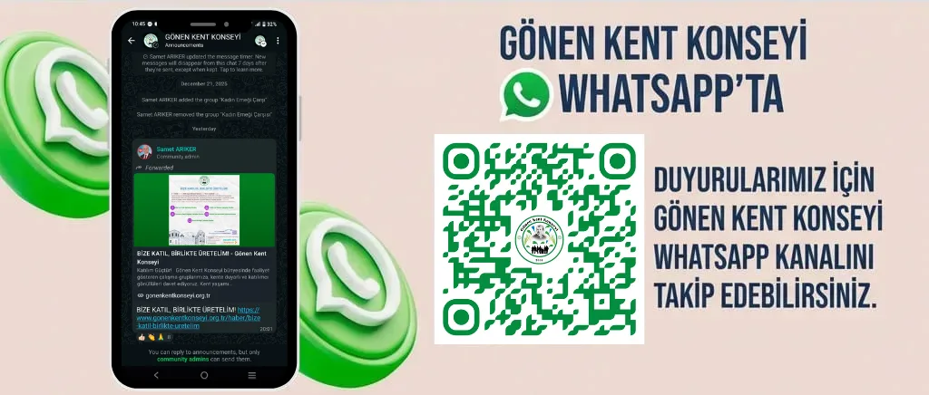 Gönen Kent Konseyi WhatsApp'ta